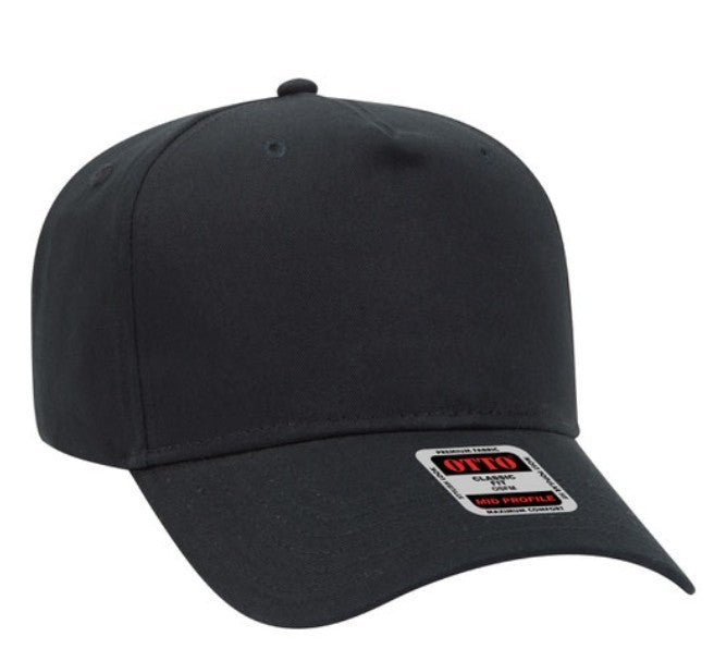OTTO 5 Panel Mid Profile Baseball Cap  31-538