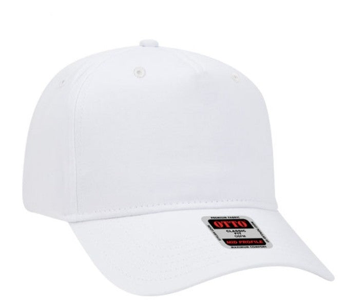 OTTO 5 Panel Mid Profile Baseball Cap  31-538