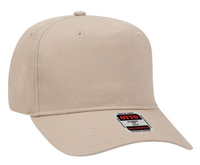 OTTO 5 Panel Mid Profile Baseball Cap  31-538