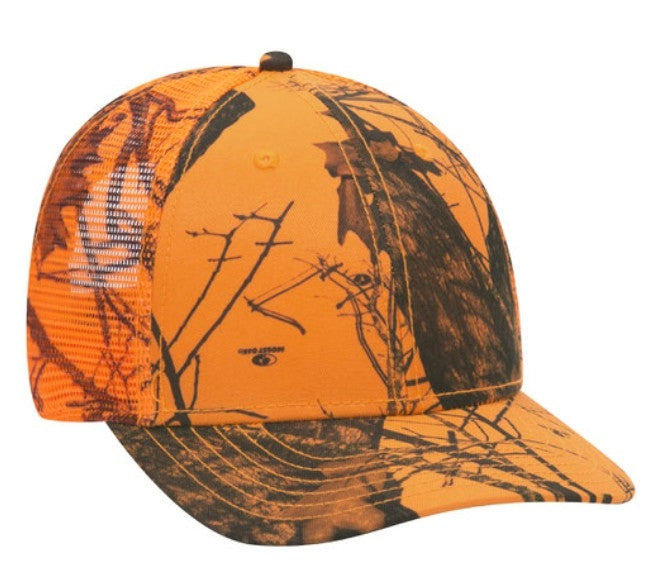OTTO Cap Mossy Oak 6 Panel Superior Polyester Twill Baseball Cap 171-1292