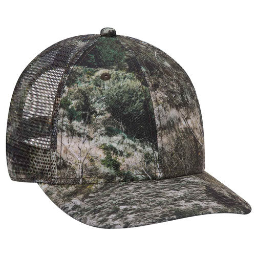 OTTO Cap Mossy Oak 6 Panel Superior Polyester Twill Baseball Cap 171-1292