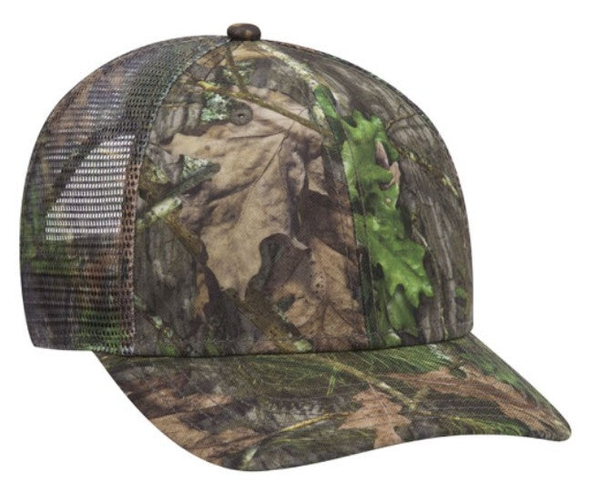 OTTO Cap Mossy Oak 6 Panel Superior Polyester Twill Baseball Cap 171-1292