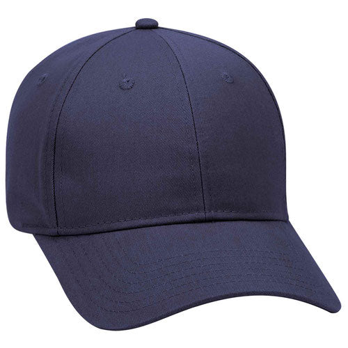 OTTO Cap 6 Panel Low Profile Brushed Cotton Blend Twill Baseball Cap 19-028