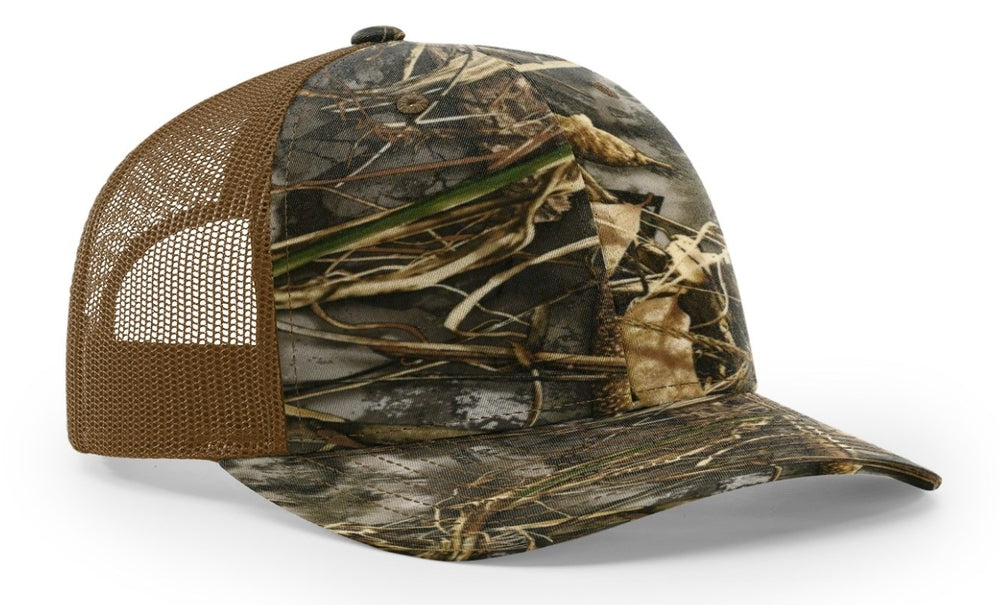 Richardson Trucker Camo Pattern Twill Trucker Mesh 112P Camo