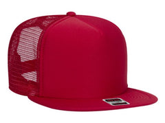 Budget Caps | Otto Foam Front Flat Visor High Crown Golf Style Mesh Back 132-1037