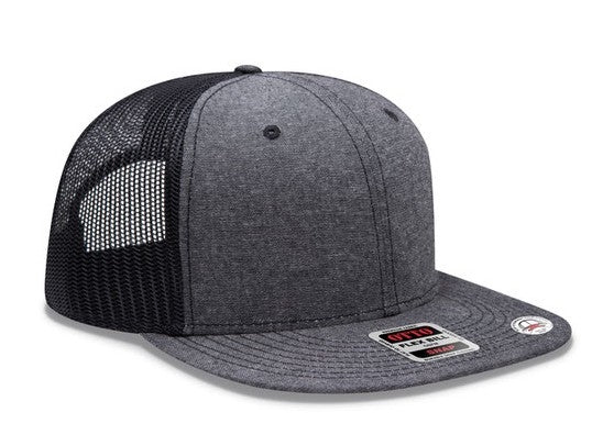 Otto Cotton Twill Flat Gray Under Visor Pro Style 141-1070