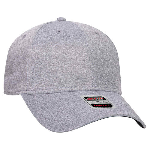 Otto Rayon Blend Jersey Knit Cotton Twill Baseball Cap 19-1232