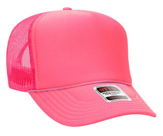 Budget Caps | Otto Foam Front High Crown Golf Mesh Back Caps 39-165