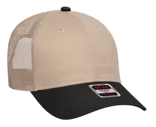 Otto Budget Caps Cotton Twill Low Profile Pro Style Mesh Back 83-473