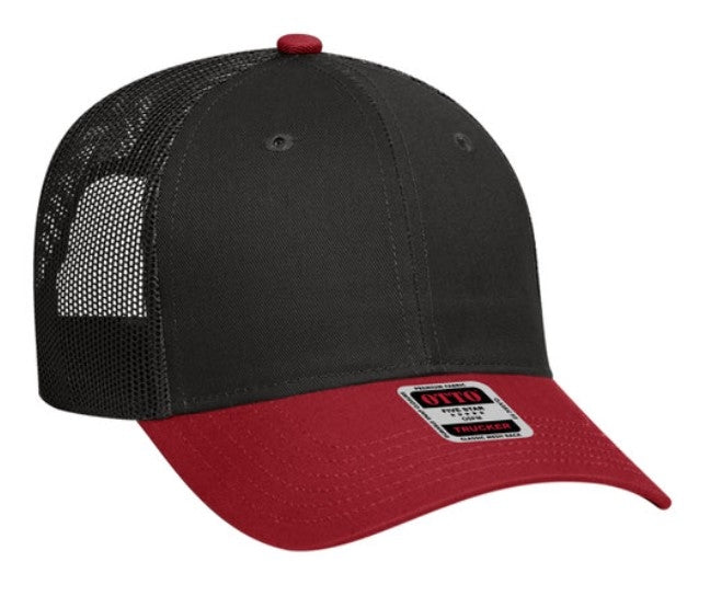 Otto Budget Caps Cotton Twill Low Profile Pro Style Mesh Back 83-473