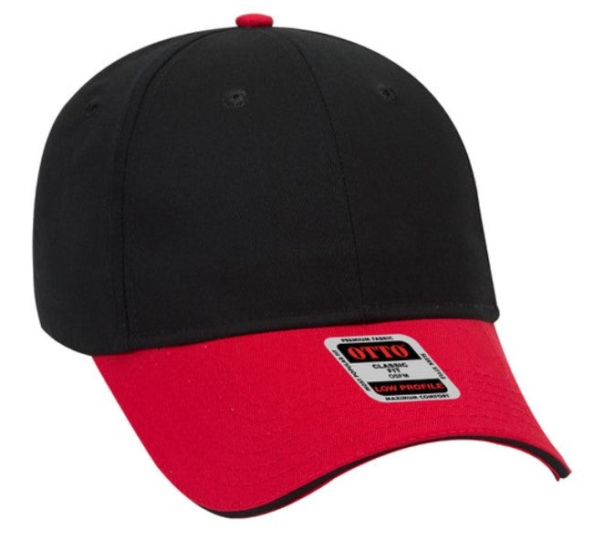 Blank Caps | Otto Cotton Twill Sandwich Visor Low Profile Pro Style 23-434
