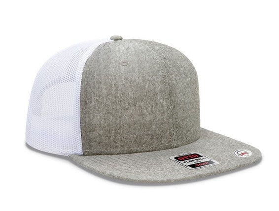 Otto Cotton Twill Flat Gray Under Visor Pro Style 141-1070