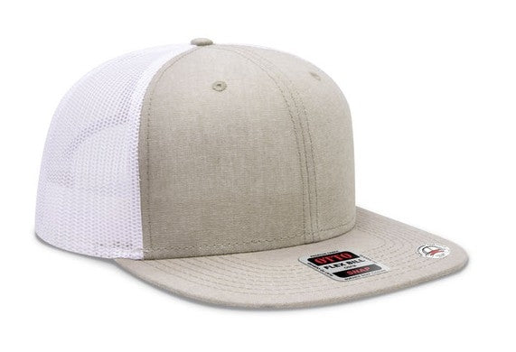 Otto Cotton Twill Flat Gray Under Visor Pro Style 141-1070