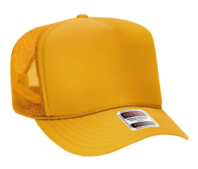 Budget Caps | Otto Foam Front High Crown Golf Mesh Back Caps 39-165