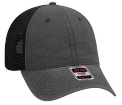 Otto 6 Panel Relaxed Low Pro Washed Pigment Dyed Cotton Twill Soft Mesh Back 121-1202