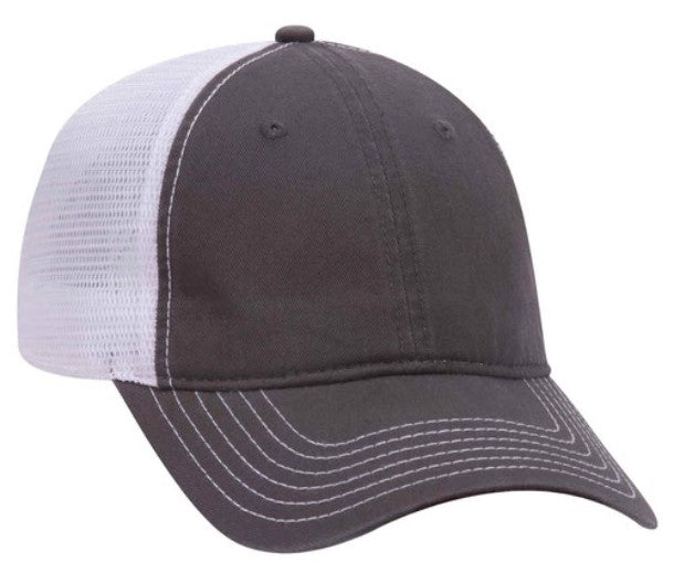 Otto Garment Washed Superior Cotton Low Profile Pro Style Mesh Back 121-858