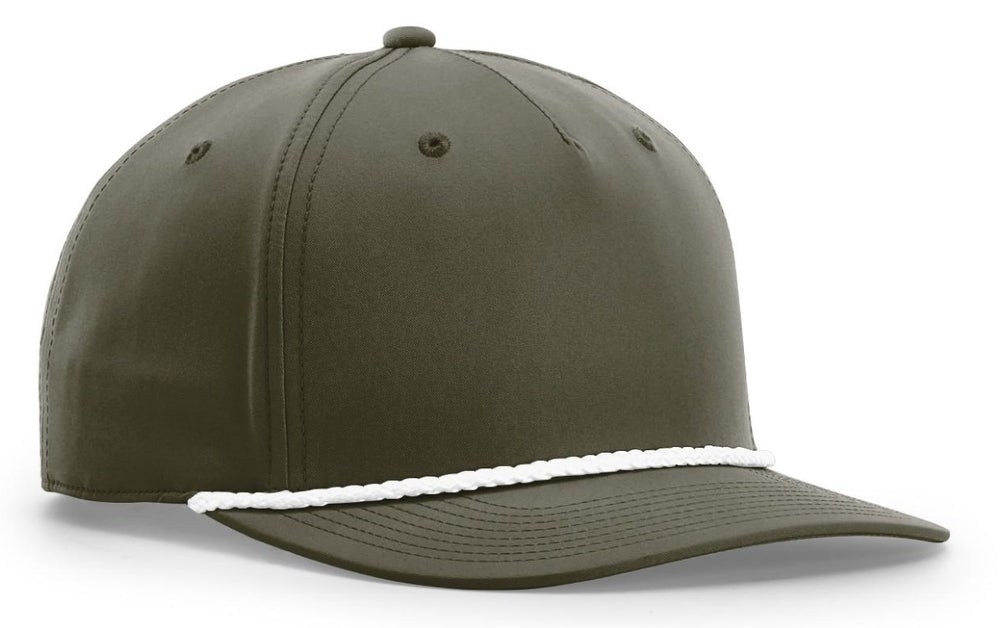 Authentic Richardson Five Panel Classic Rope Cap  258
