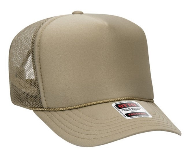Budget Caps | Otto Foam Front High Crown Golf Mesh Back Caps 39-165