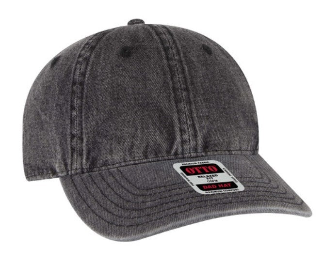 Otto 6 Panel Low Profile Snow Washed Superior Cotton Twill Cap 18-1248