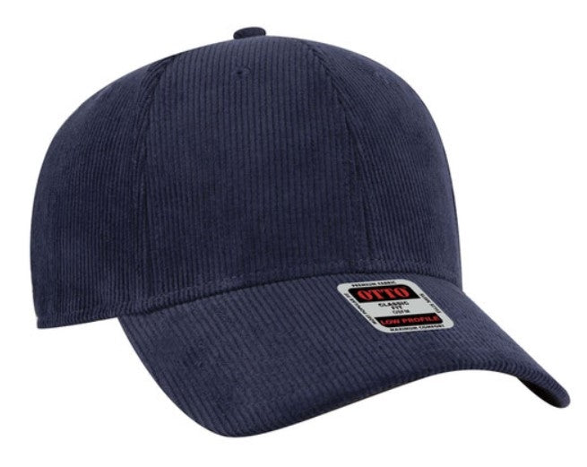 Otto Brushed Bull Denim Low Profile Baseball Cap  19-004