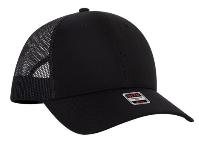 OTTO Cap 6 Panel Polyester Low Profile Micro Mesh Back Trucker Hat 83-3