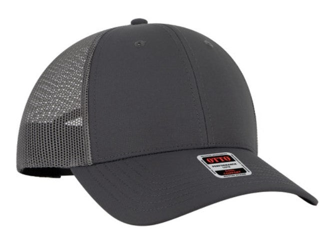 OTTO Cap 6 Panel Polyester Low Profile Micro Mesh Back Trucker Hat 83-3