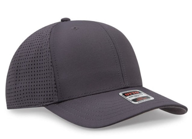 OTTO Cap 6 Panel Mid Profile Perforated Mesh Back Panels Hat 27-2