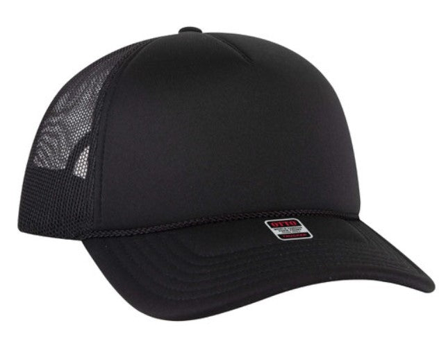 OTTO Cap 5 Panel Low Profile Mesh Back Trucker Hat 39102-1