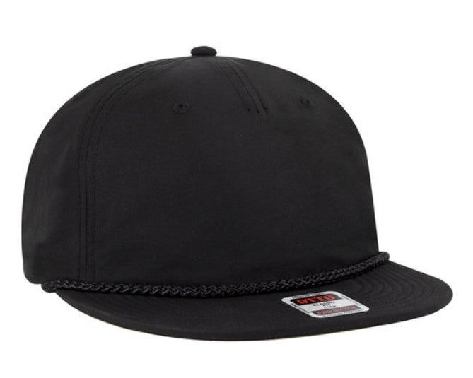 OTTO Cap 5 Panel Pro Style Roped Snapback Hat 9505-3