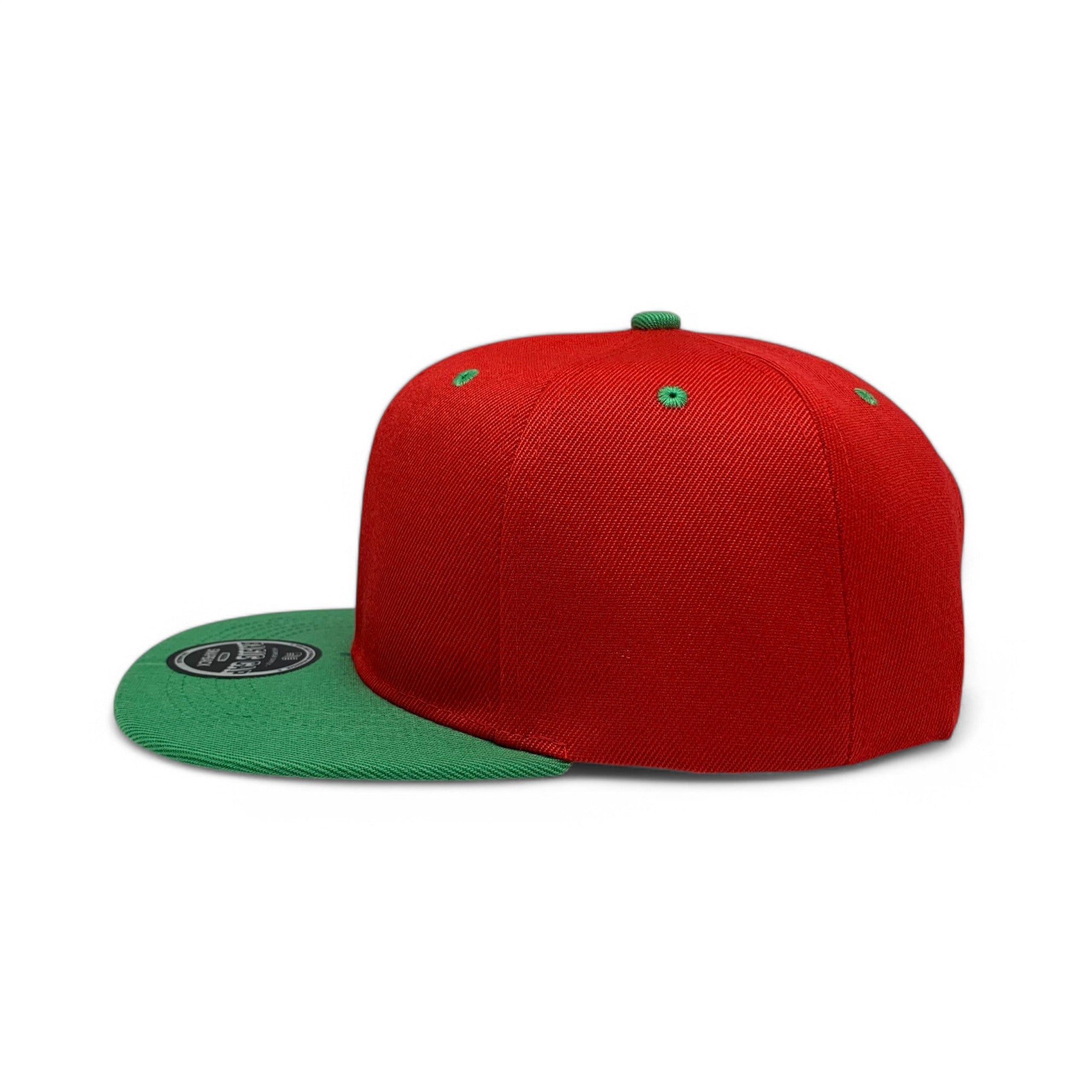 Basic Cap Plain Poly Snapback Hat 8002