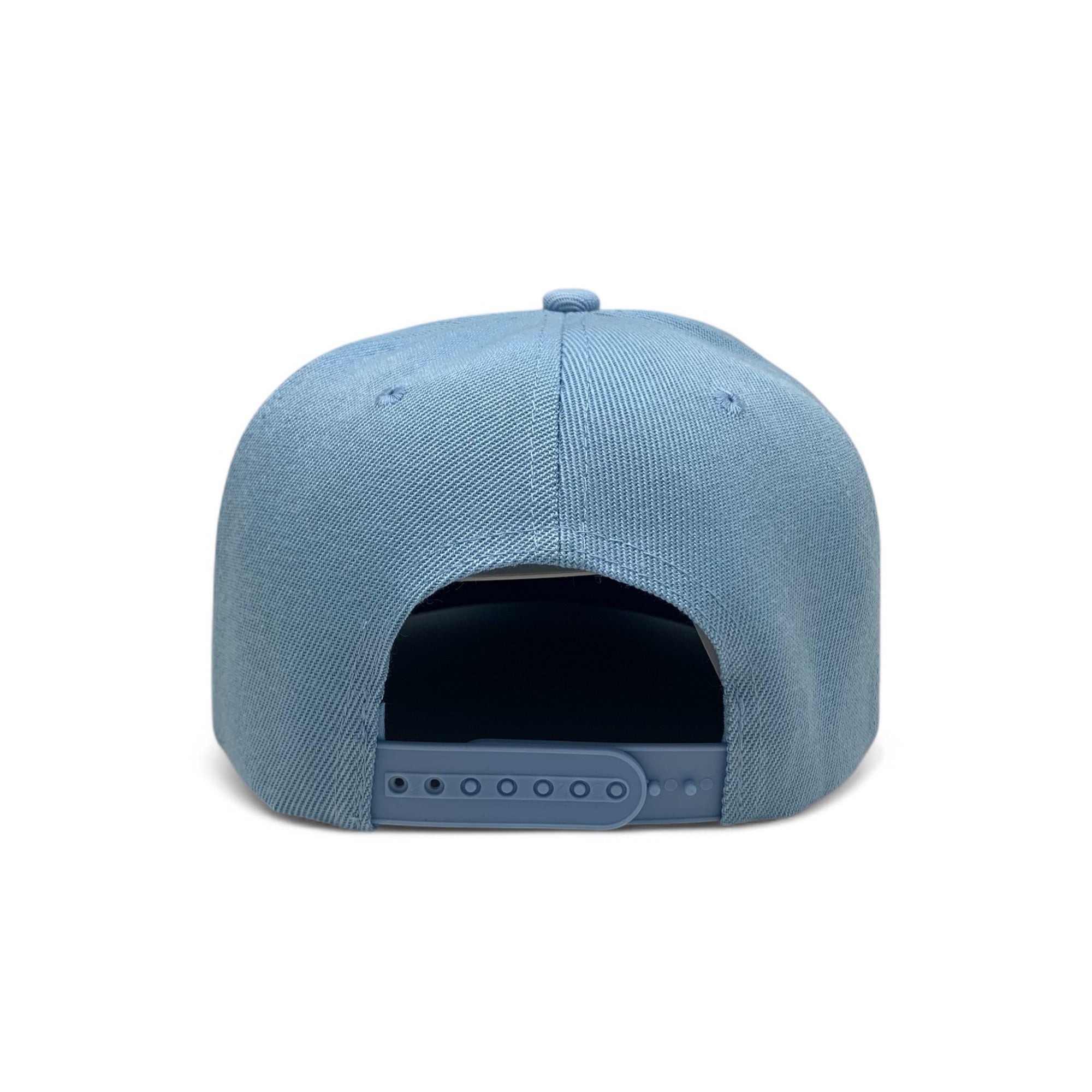 Basic Cap Plain Poly Snapback Hat 8002