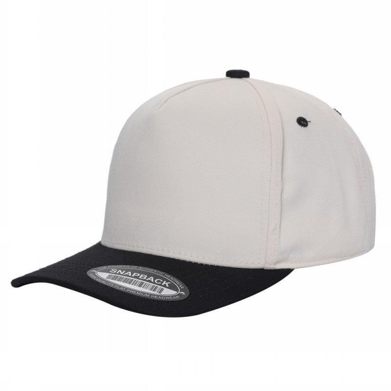 WAYCAP TC 5-Panel Snapback Hat TAN/BLK