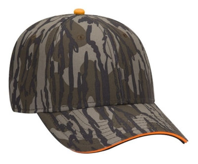 OTTO Cap Mossy Oak Superior Polyester Twill Sandwich Visor  171-1294