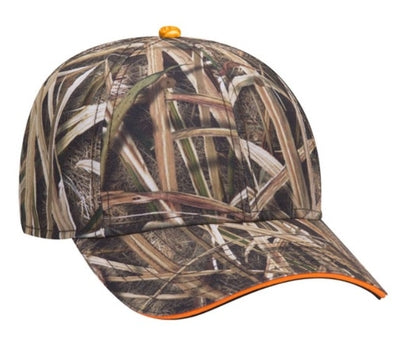 OTTO Cap Mossy Oak Superior Polyester Twill Sandwich Visor  171-1294
