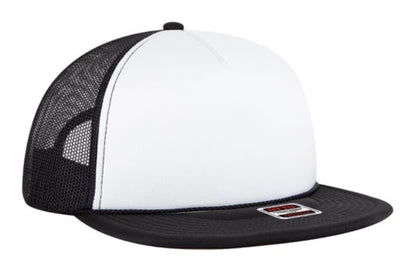 OTTO 5 Panel Foam Front Mesh Back Trucker Snapback Hat 3995015-1