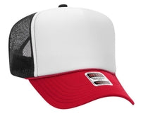 Budget Caps | Otto Foam Front High Crown Golf Mesh Back Caps 39-165