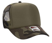 Budget Caps | Otto Foam Front High Crown Golf Mesh Back Caps 39-165