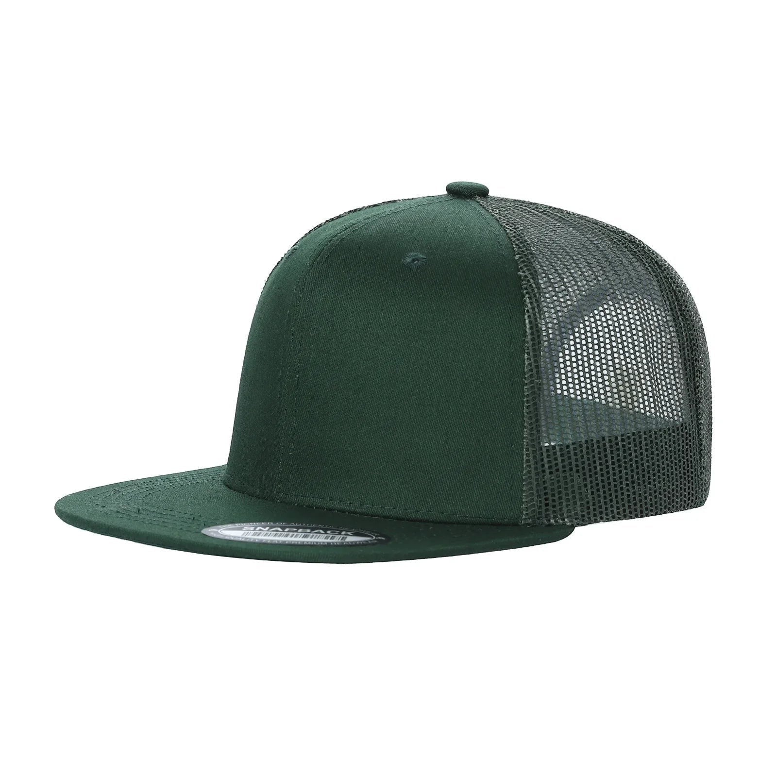 WAYCAP 6FTM 6 Panel Flat Bill Mesh Trucker Hat