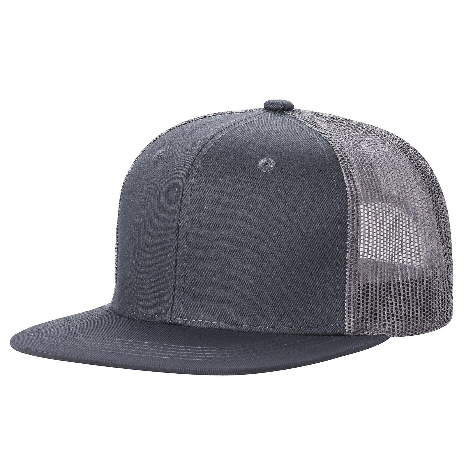 WAYCAP 6FTM 6 Panel Flat Bill Mesh Trucker Hat