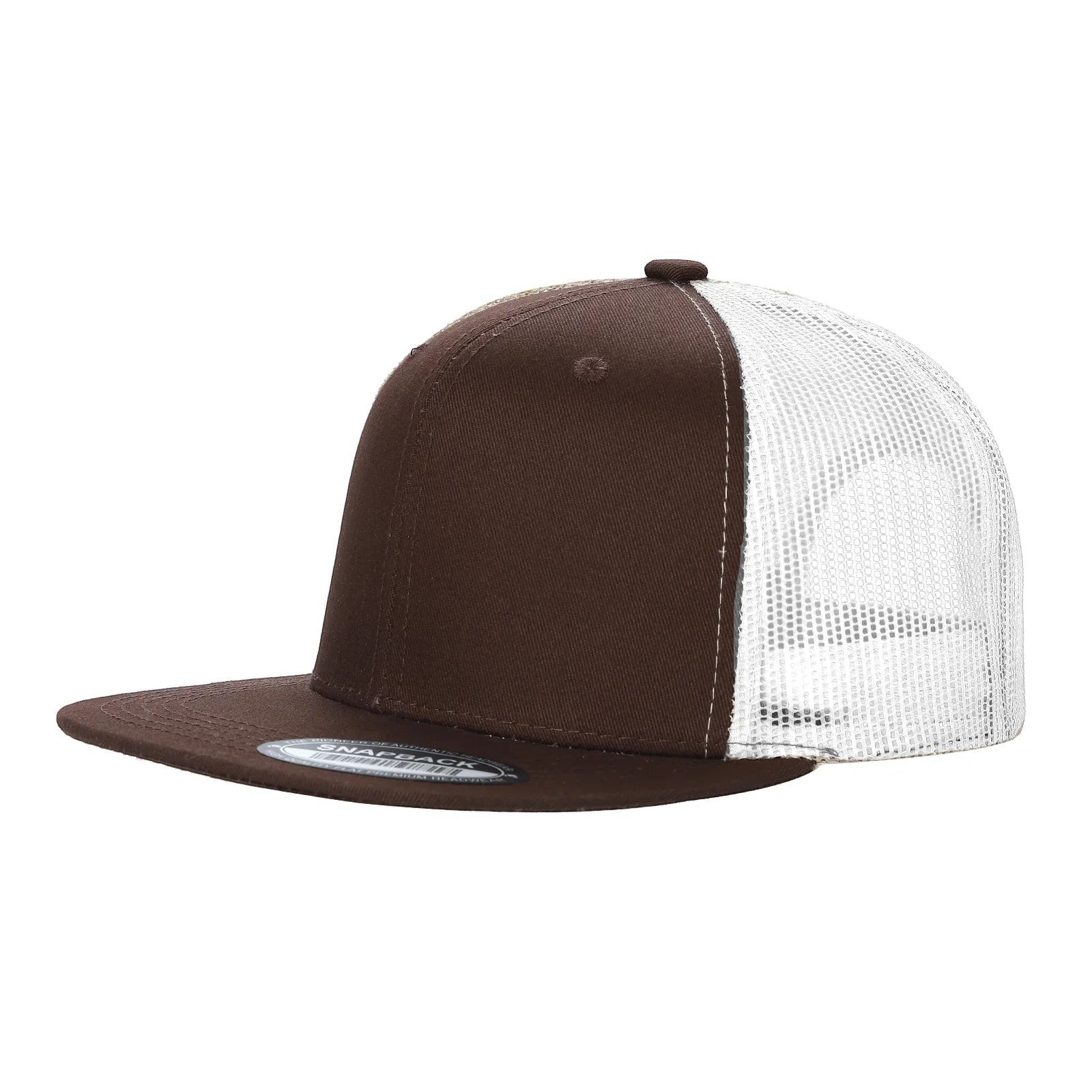 WAYCAP 6FTM 6 Panel Flat Bill Mesh Trucker Hat