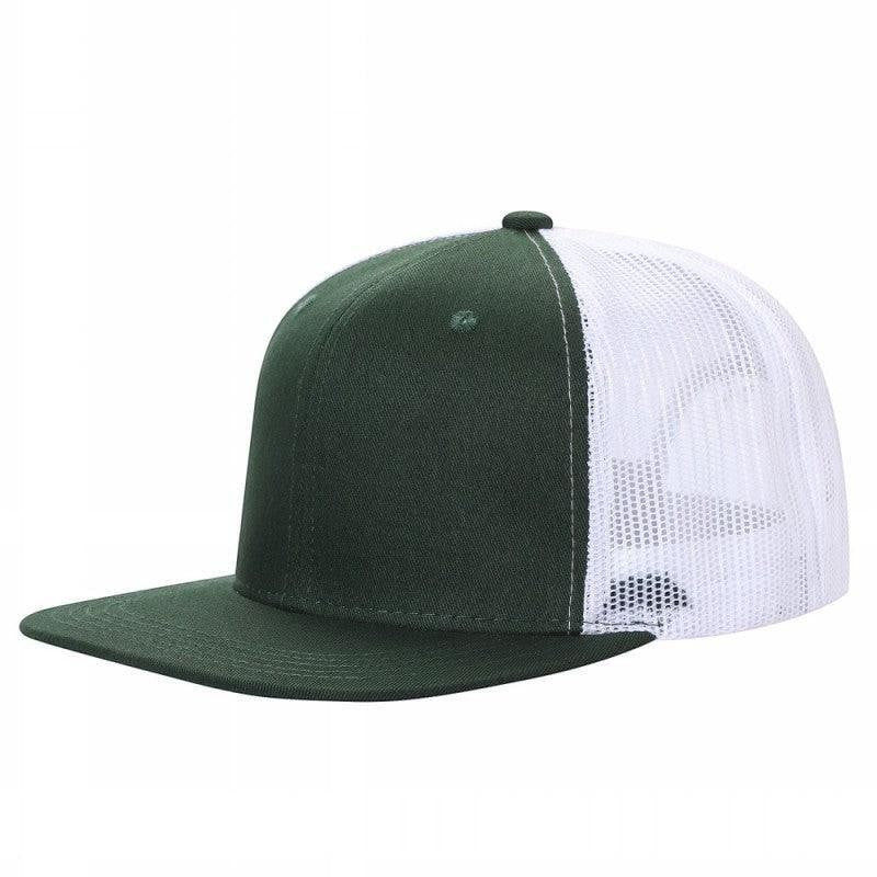 WAYCAP 6FTM 6 Panel Flat Bill Mesh Trucker Hat