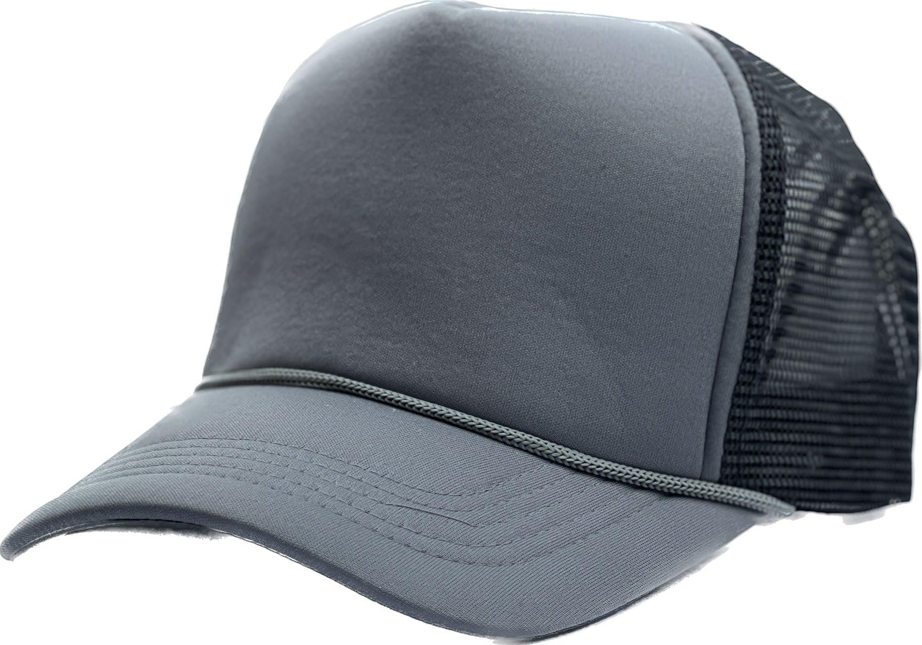 Classic Foam Front Trucker Hat With Mesh Back And Snapback Closure