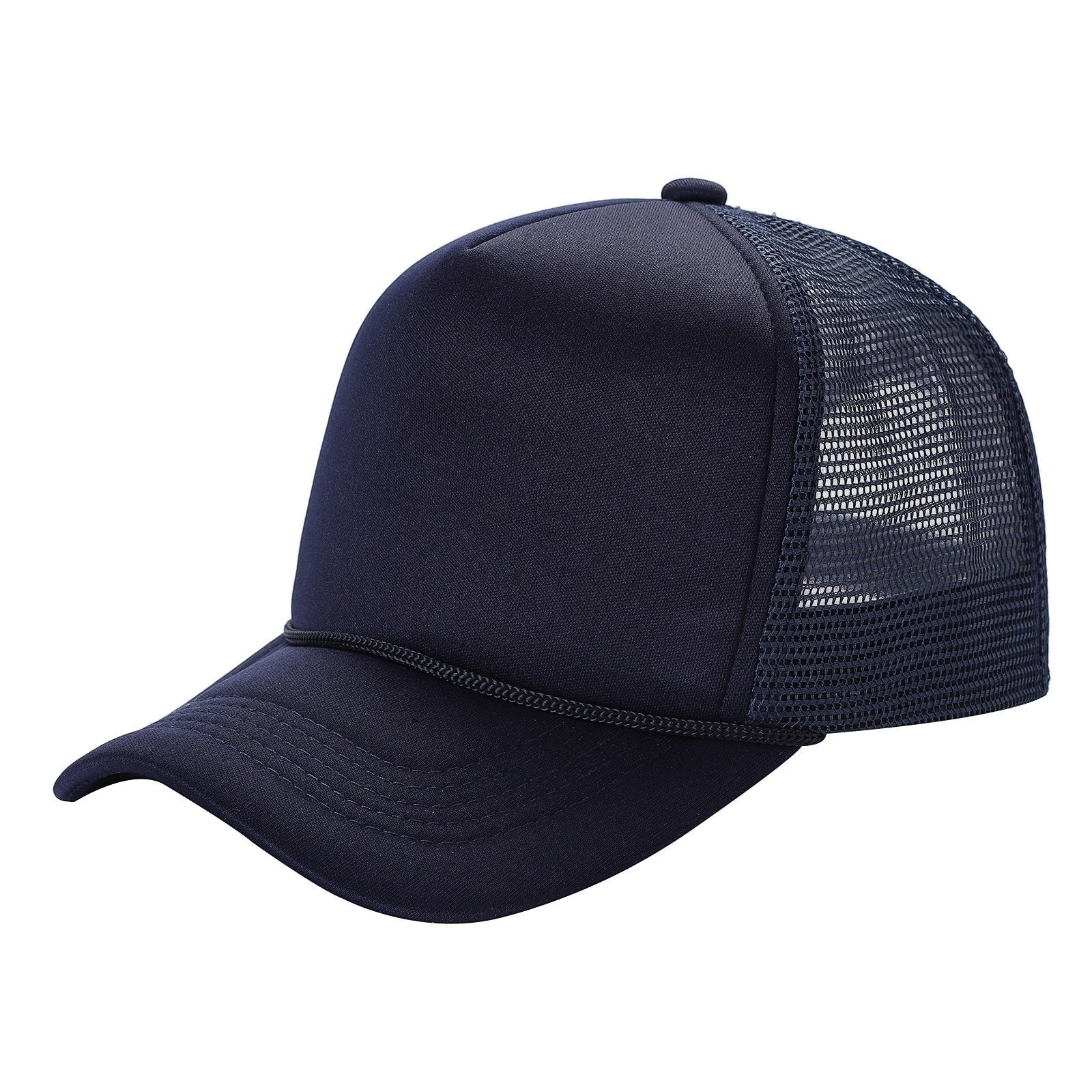 Classic Foam Front Trucker Hat With Mesh Back And Snapback Closure