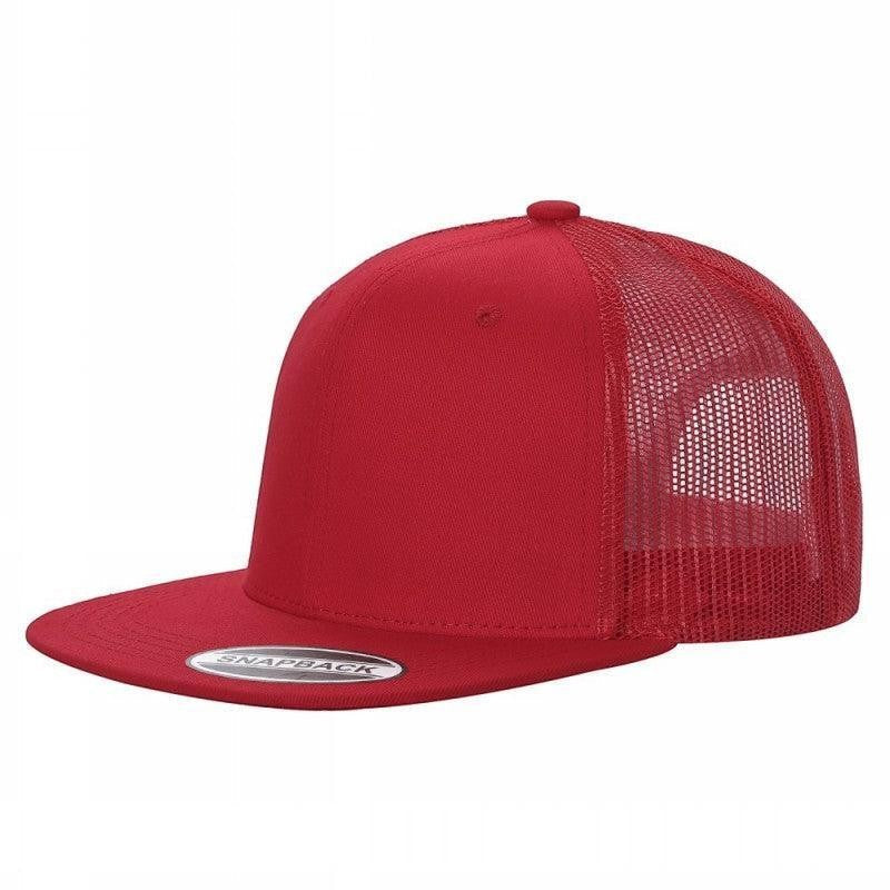 WAYCAP 6FTM 6 Panel Flat Bill Mesh Trucker Hat