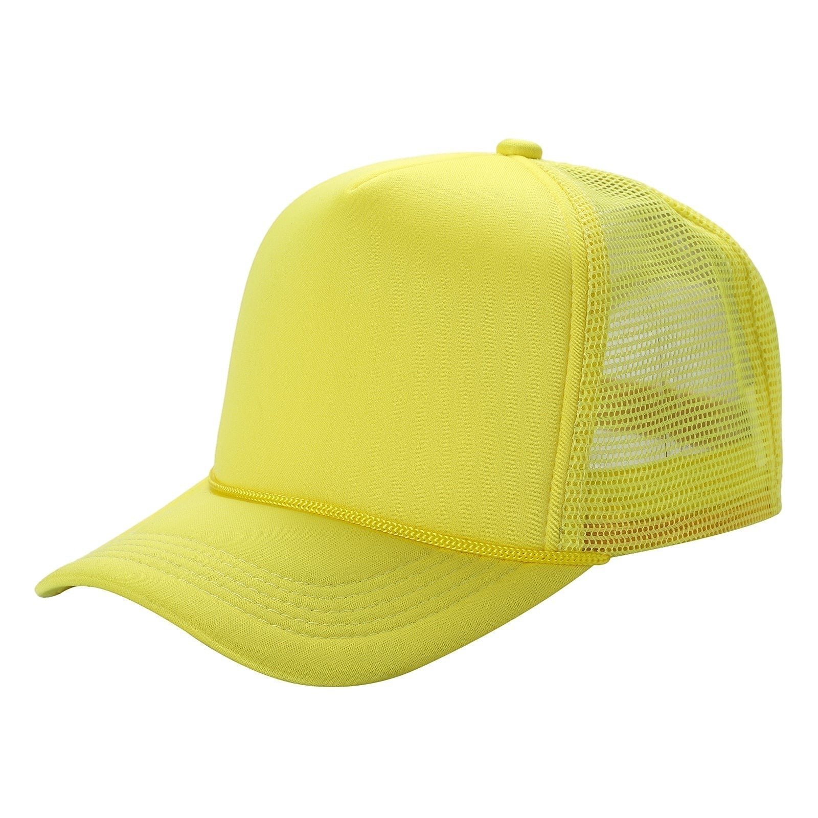 Classic Foam Front Trucker Hat With Mesh Back And Snapback Closure
