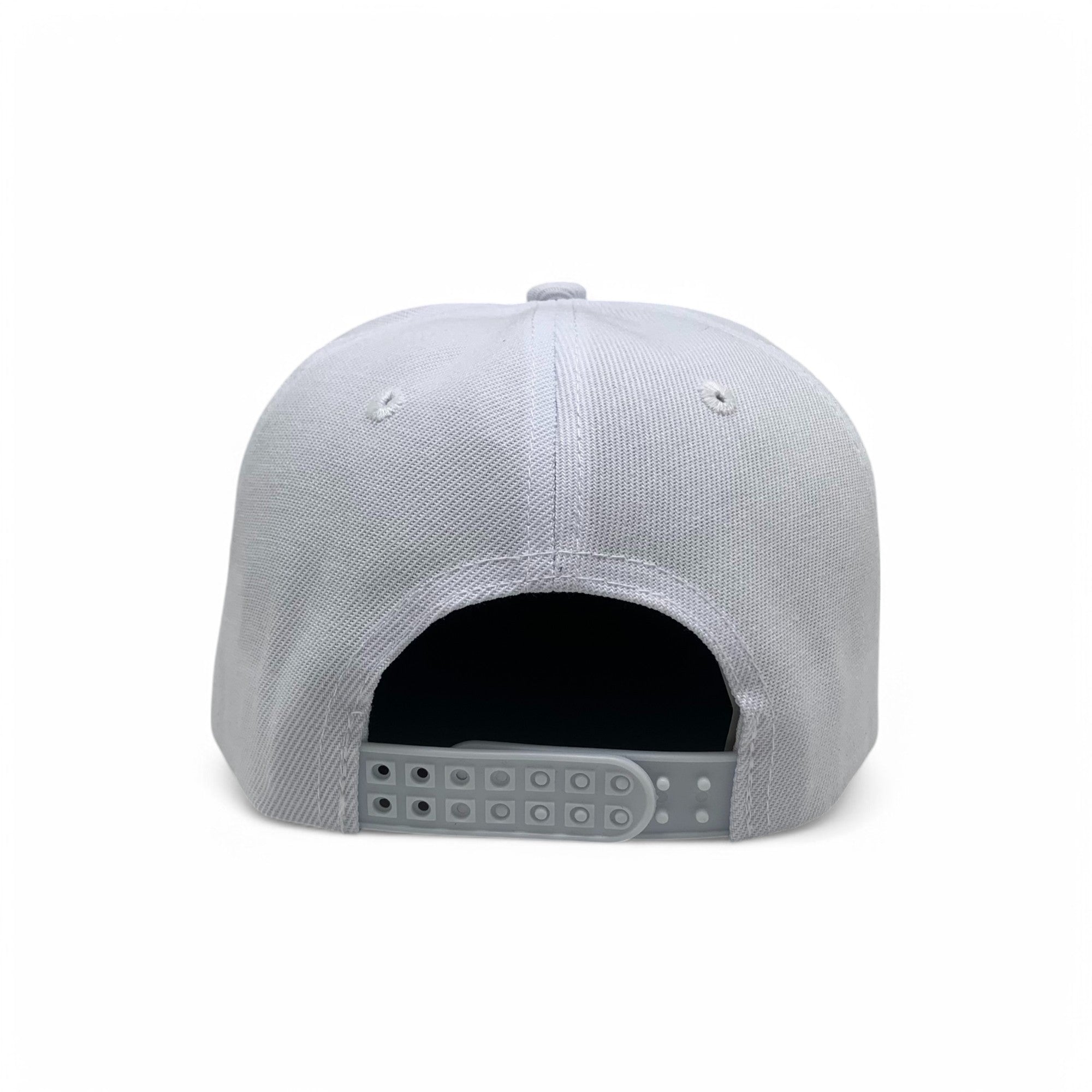 Basic Cap Plain Poly Snapback Hat 8002