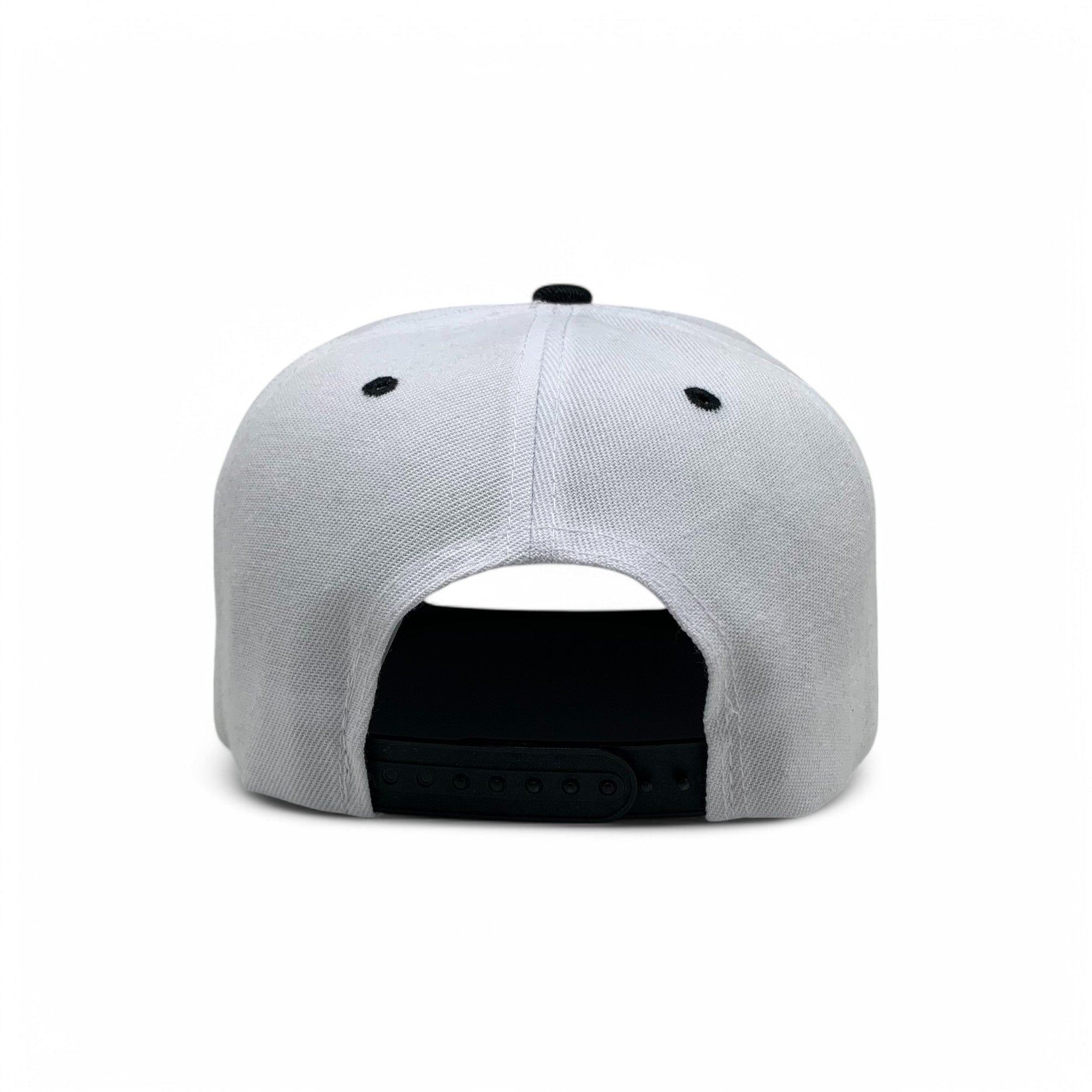 Basic Cap Plain Poly Snapback Hat 8002
