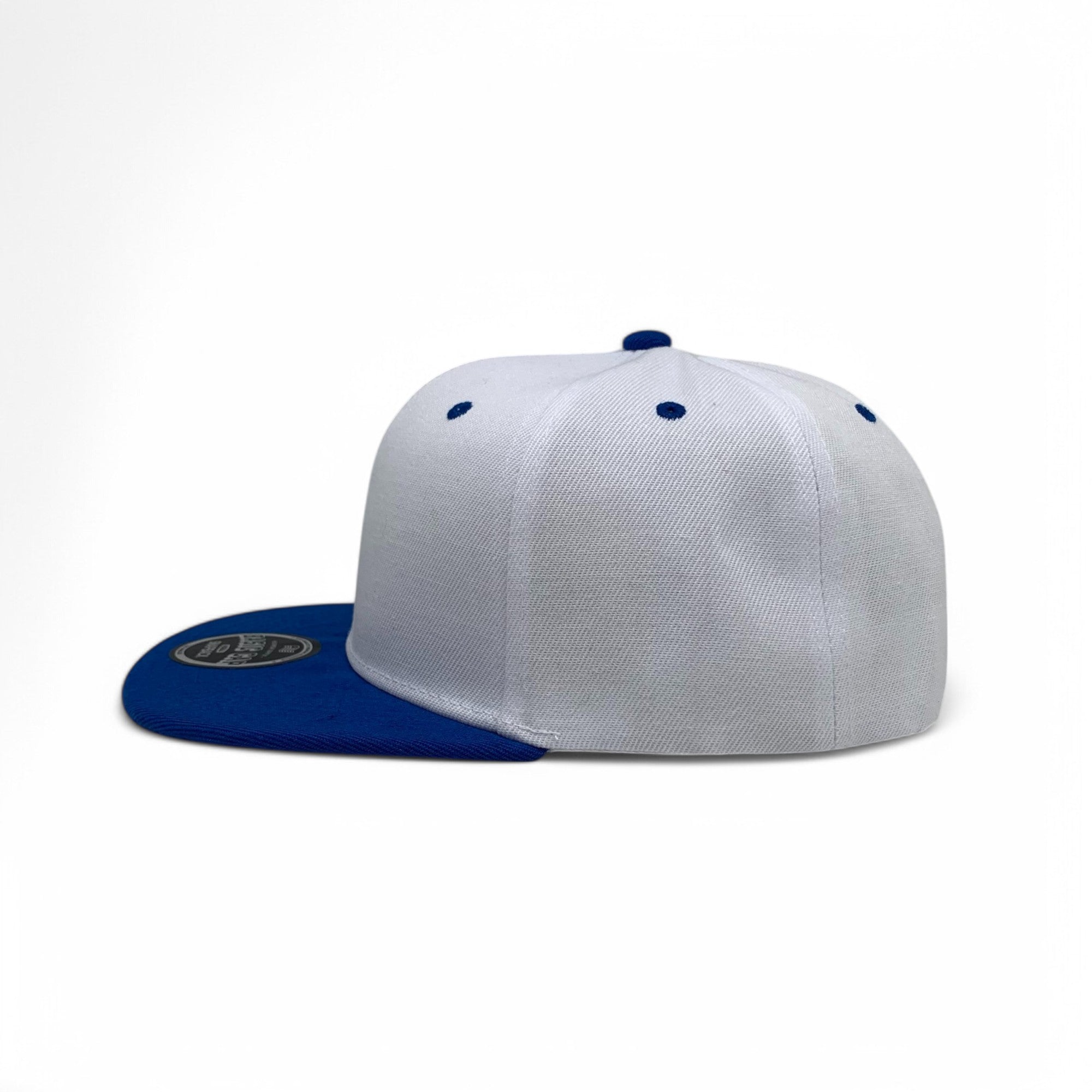 Basic Cap Plain Poly Snapback Hat 8002